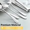 Pleafind 16 PCS Serving Utensils, Stainless Steel Serving Utensils Set with Serving Spoons, Slotted Serving Spoons, Serving Forks and Serving Tongs, Serving Utensils for Parties Buffet Banquet